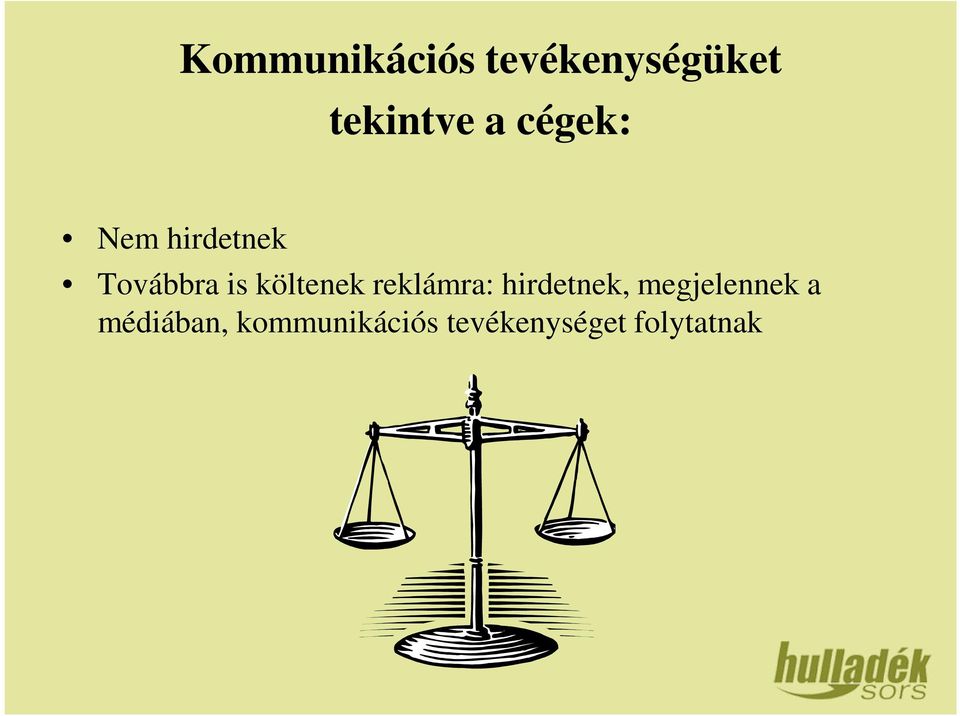 reklámra: hirdetnek, megjelennek a