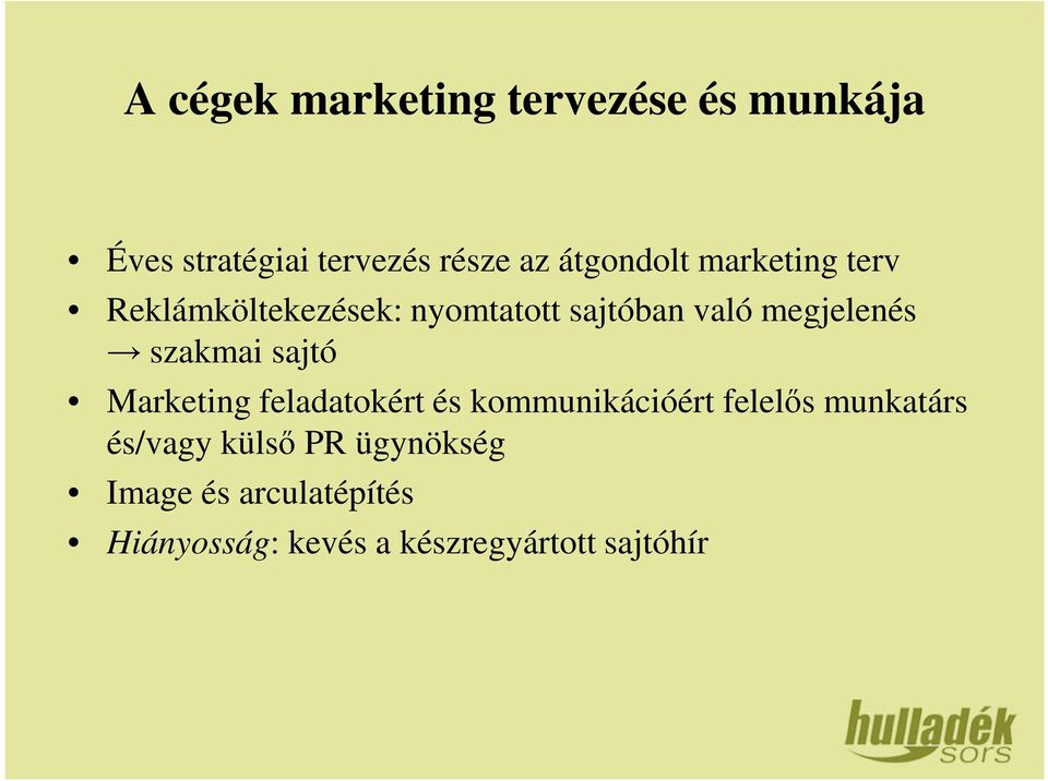 szakmai sajtó Marketing feladatokért és kommunikációért felelős munkatárs