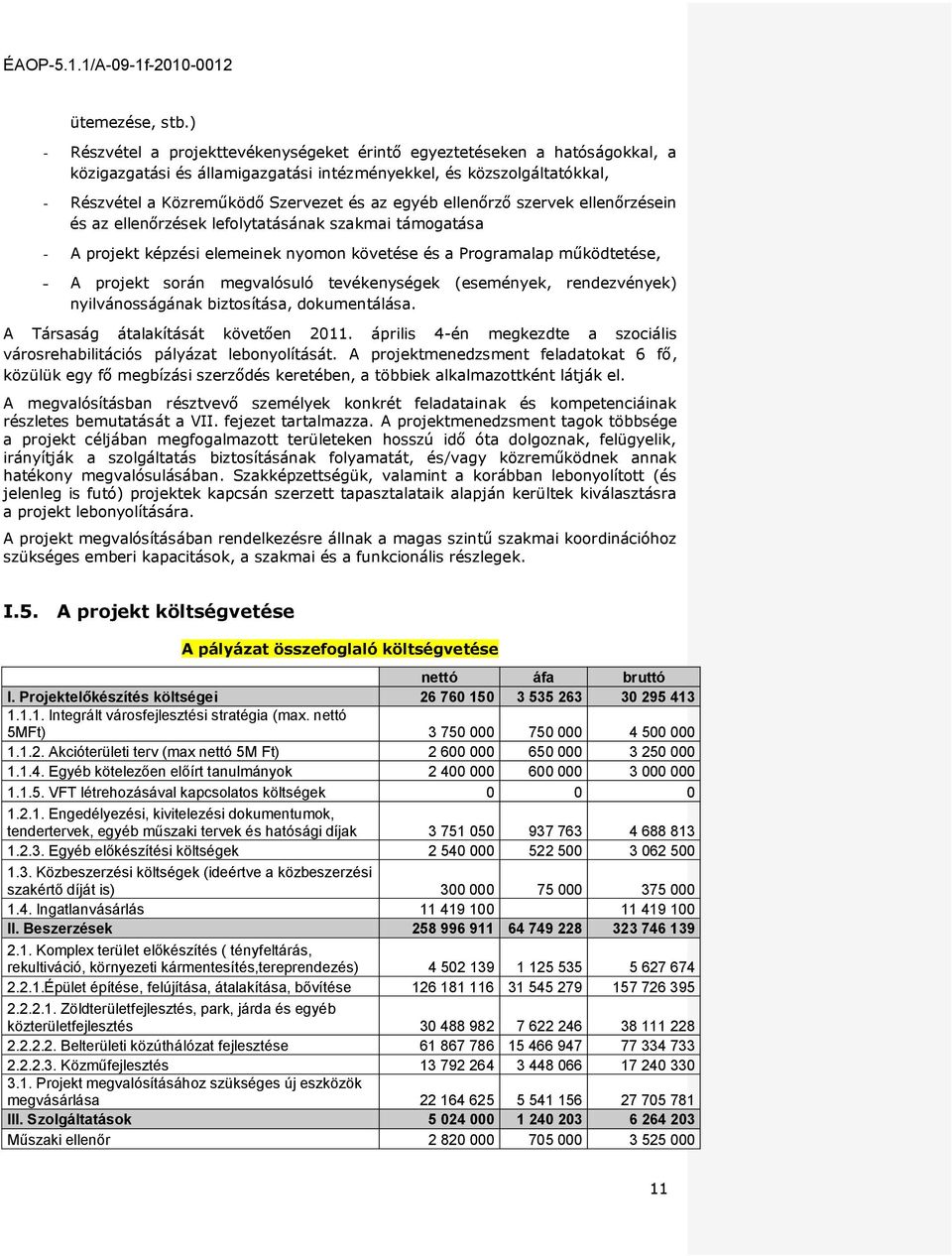 ellenőrző szervek ellenőrzésein és az ellenőrzések leflytatásának szakmai támgatása - A prjekt képzési elemeinek nymn követése és a Prgramalap működtetése, - A prjekt srán megvalósuló tevékenységek
