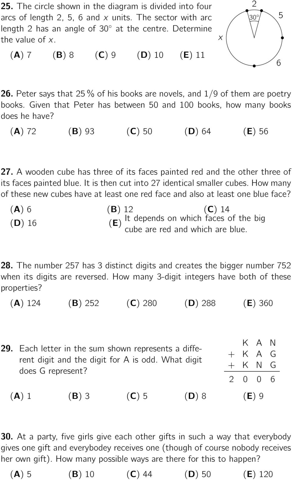 Awoodencubehasthreeofitsfacespaintedredandtheotherthreeof itsfacespaintedblue.itisthencutinto27identicalsmallercubes.howmany ofthesenewcubeshaveatleastoneredfaceandalsoatleastoneblueface?