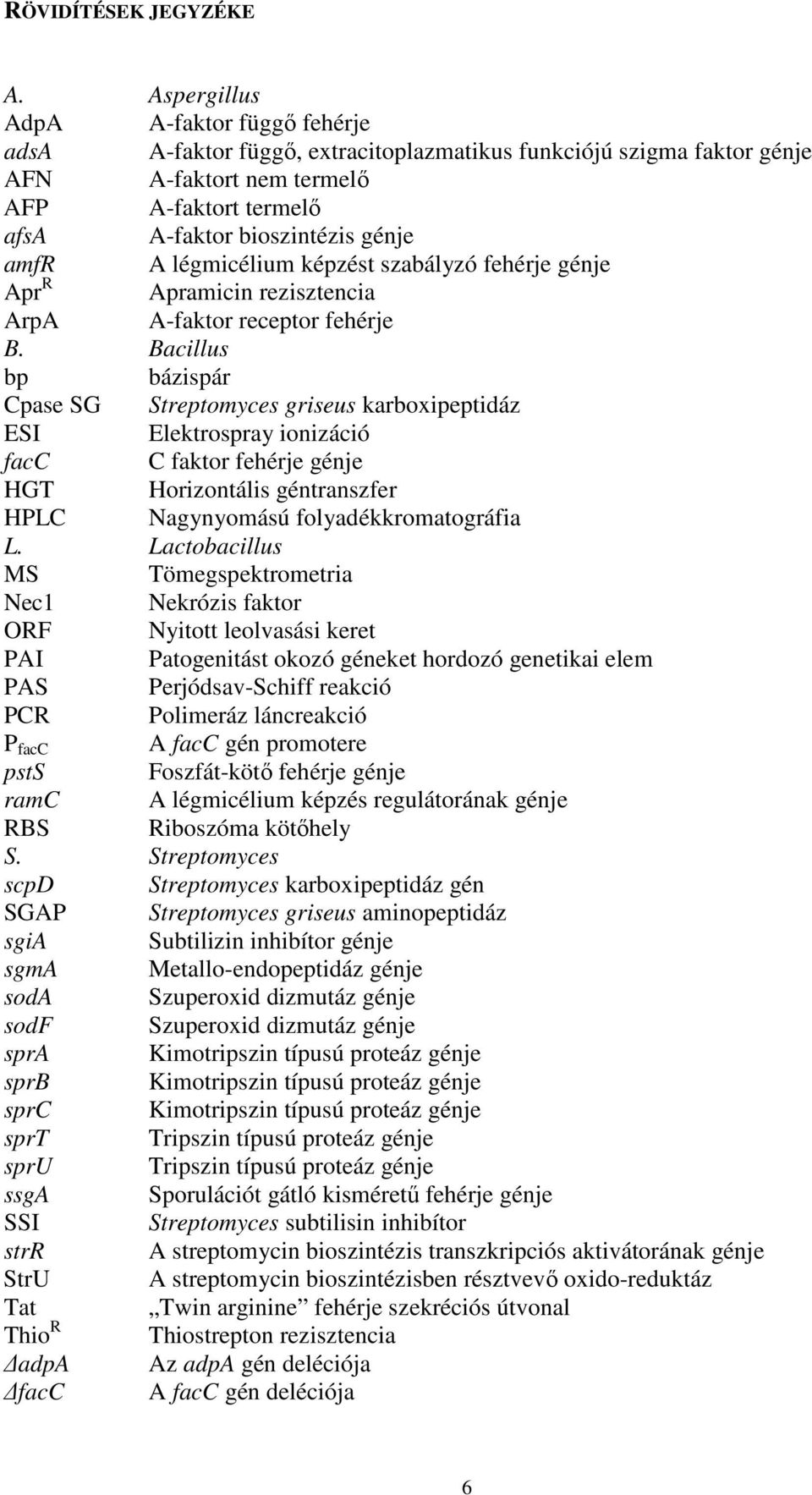 légmicélium képzést szabályzó fehérje génje Apr R Apramicin rezisztencia ArpA A-faktor receptor fehérje B.