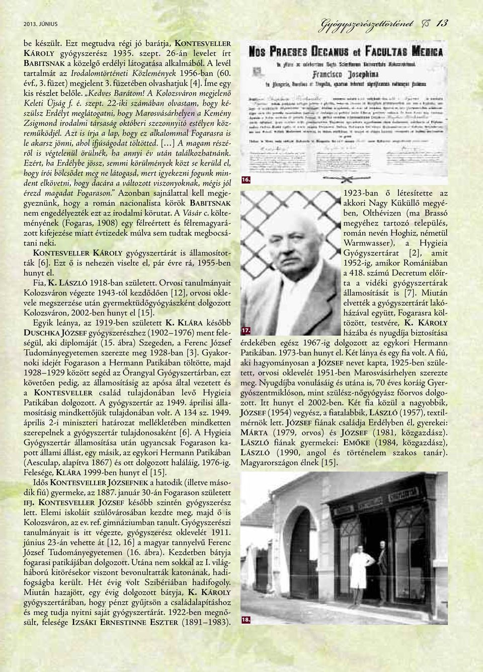 A Kolozsváron megjelenő Keleti Üjság f. é. szept.