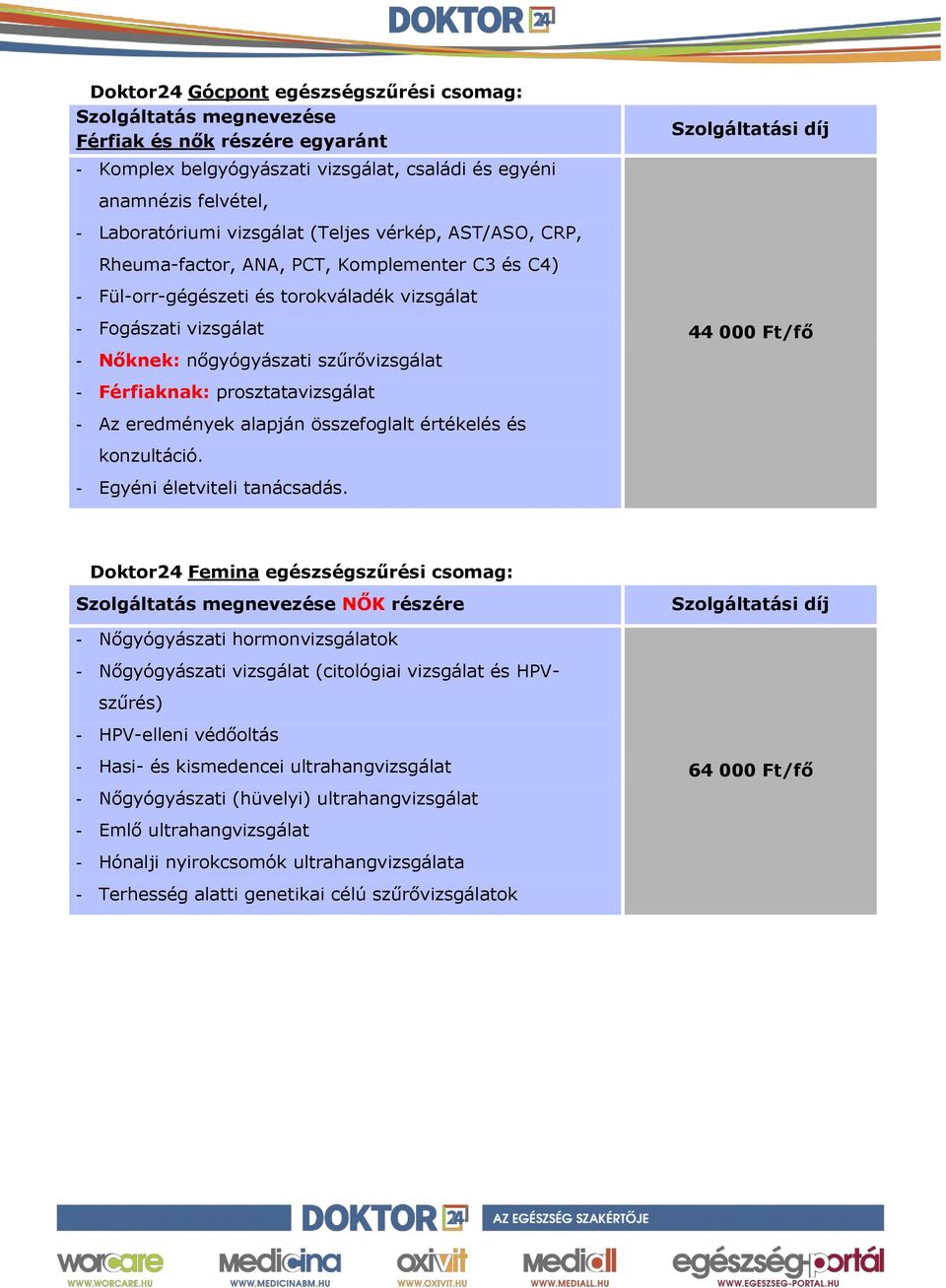 értékelés és konzultáció. - Egyéni életviteli tanácsadás.