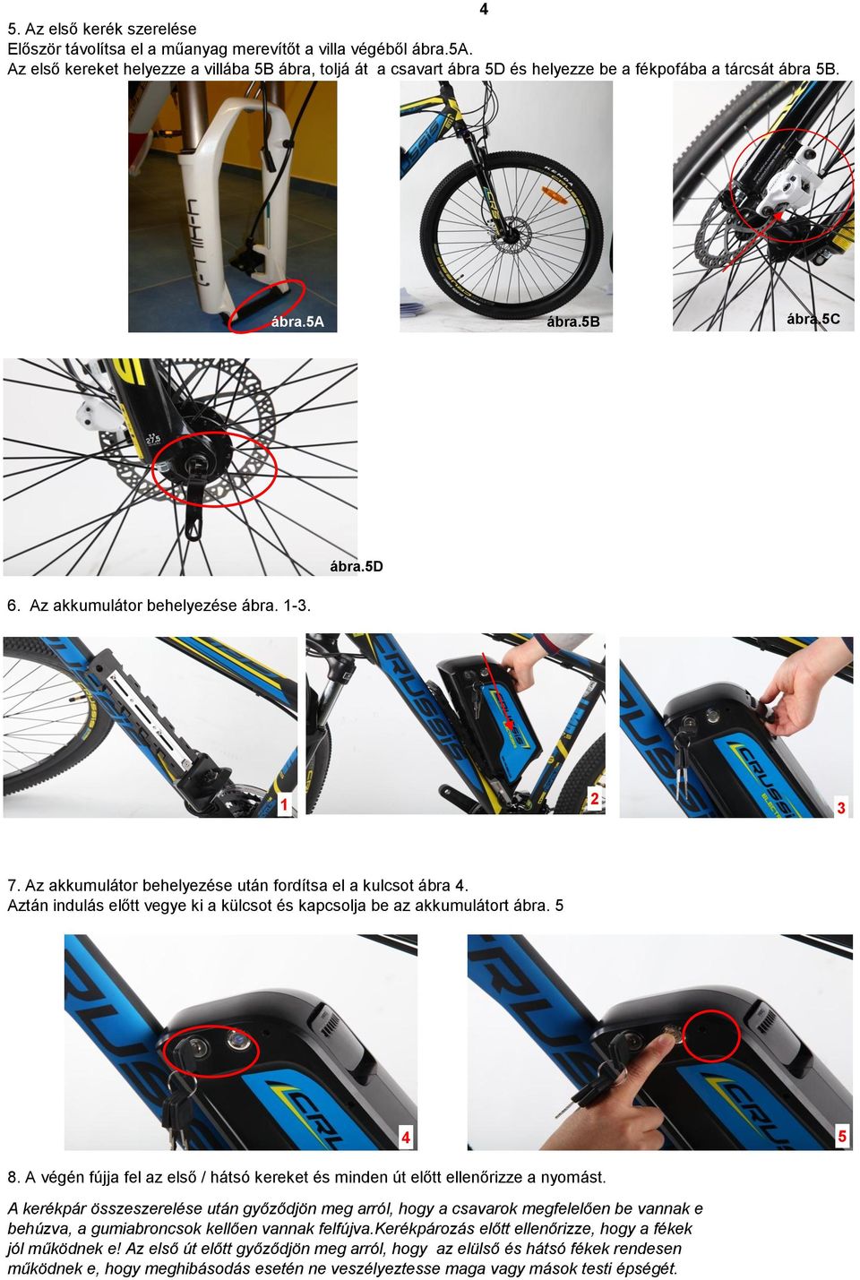 e-atland 5.0 ELEKTROMOS KERÉKPÁR - PDF Ingyenes letöltés