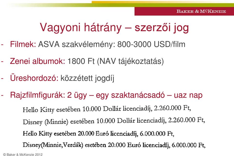 1800 Ft (NAV tájékoztatás) - Üreshordozó: