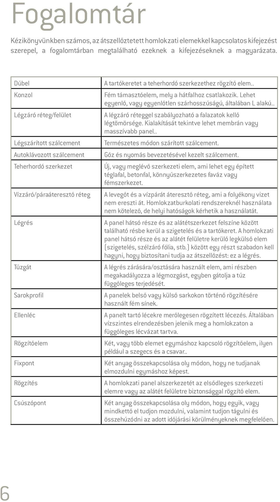 Csúszópont A tartókeretet a teherhordó szerkezethez rögzítő elem.. Fém támasztóelem, mely a hátfalhoz csatlakozik. Lehet egyenlő, vagy egyenlőtlen szárhosszúságú, általában L alakú.