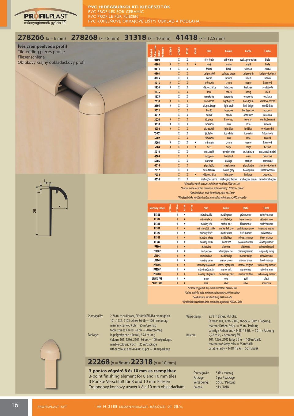 white weiß biela 0111 X X X fekete black schwarz čierna 0503 X X calipsozöld calypso green calipsogrün kalipsová zelená 0525 X X barna brown braun hnedá 1015 X X X krémszín cream creme krémová 1236 X