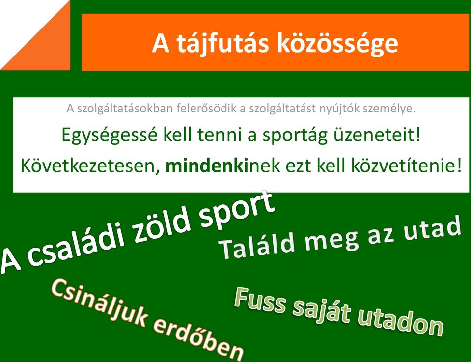 Egységessé kell tenni a sportág üzeneteit!