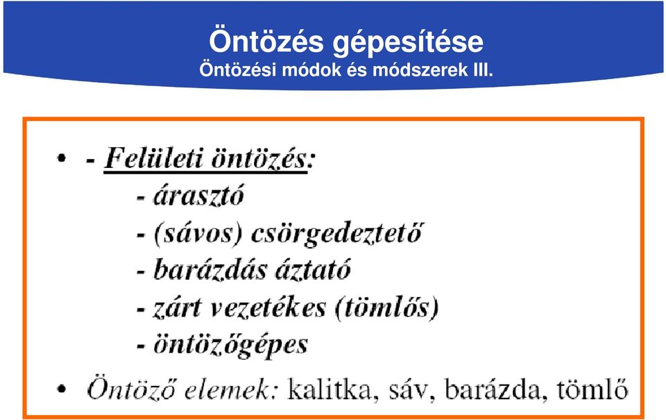 módszerek