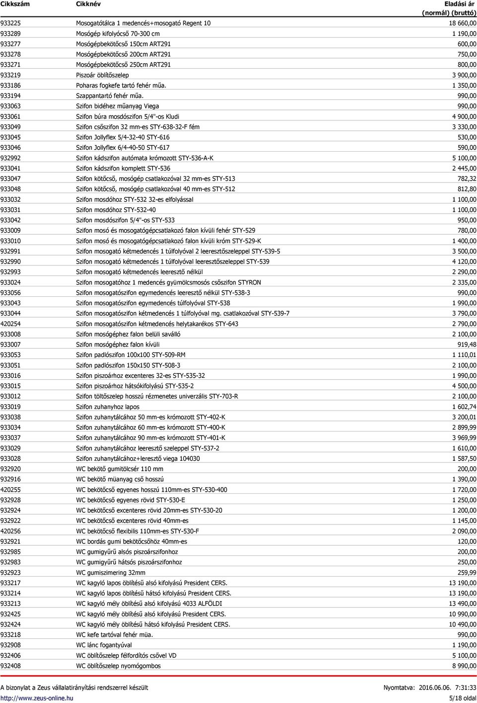 933213 932425 932424 933218 932908 932406 932408 Mosogatótálca 1 medencés+mosogató Regent 10 Mosógép kifolyócső 70-300 cm Mosógépbekötőcső 150cm ART291 Mosógépbekötőcső 200cm ART291 Mosógépbekötőcső