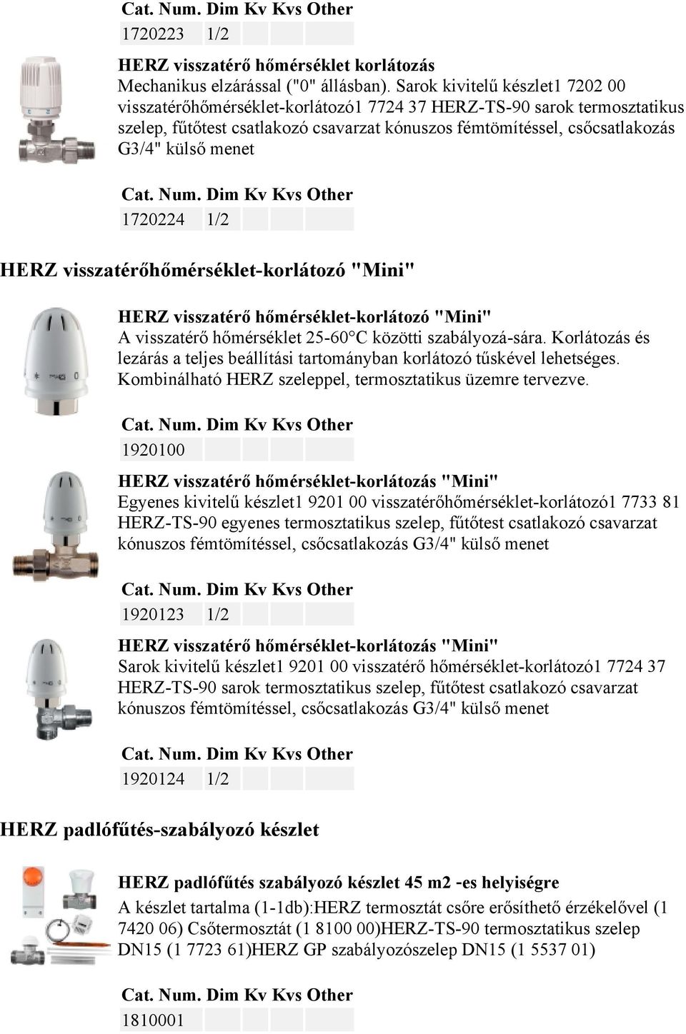 HERZ-RTC elektronikus szabályozó rendszer folyamatos szabályozásra. HERZ-elektronikus  helyiséghőmérséklet szabályozó fűtésre-hűtésre - PDF Ingyenes letöltés