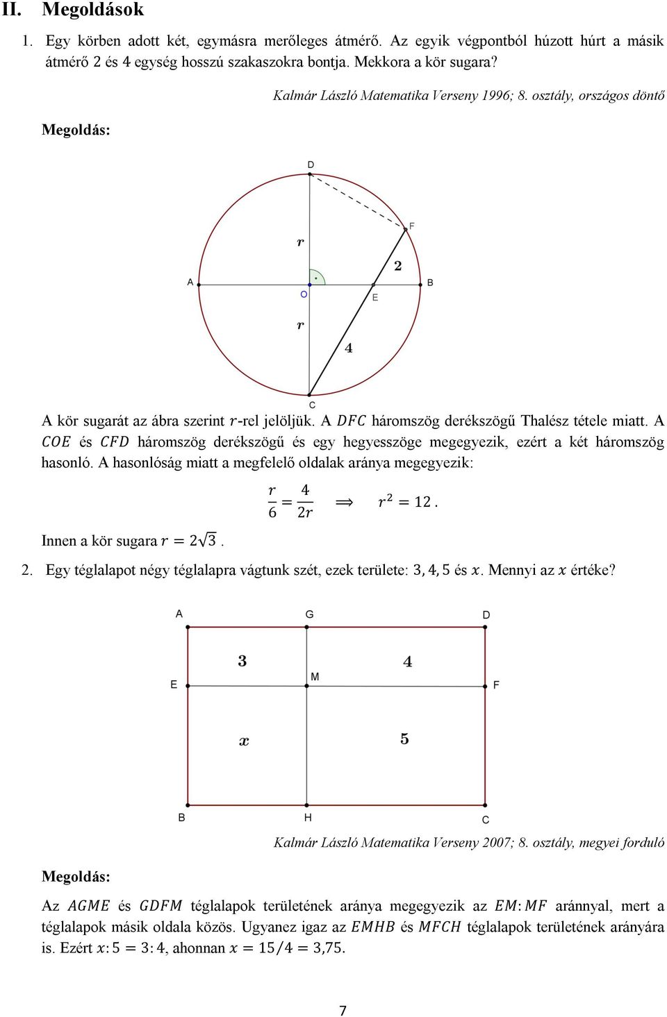 3. Geometria. I. Feladatok - PDF Free Download