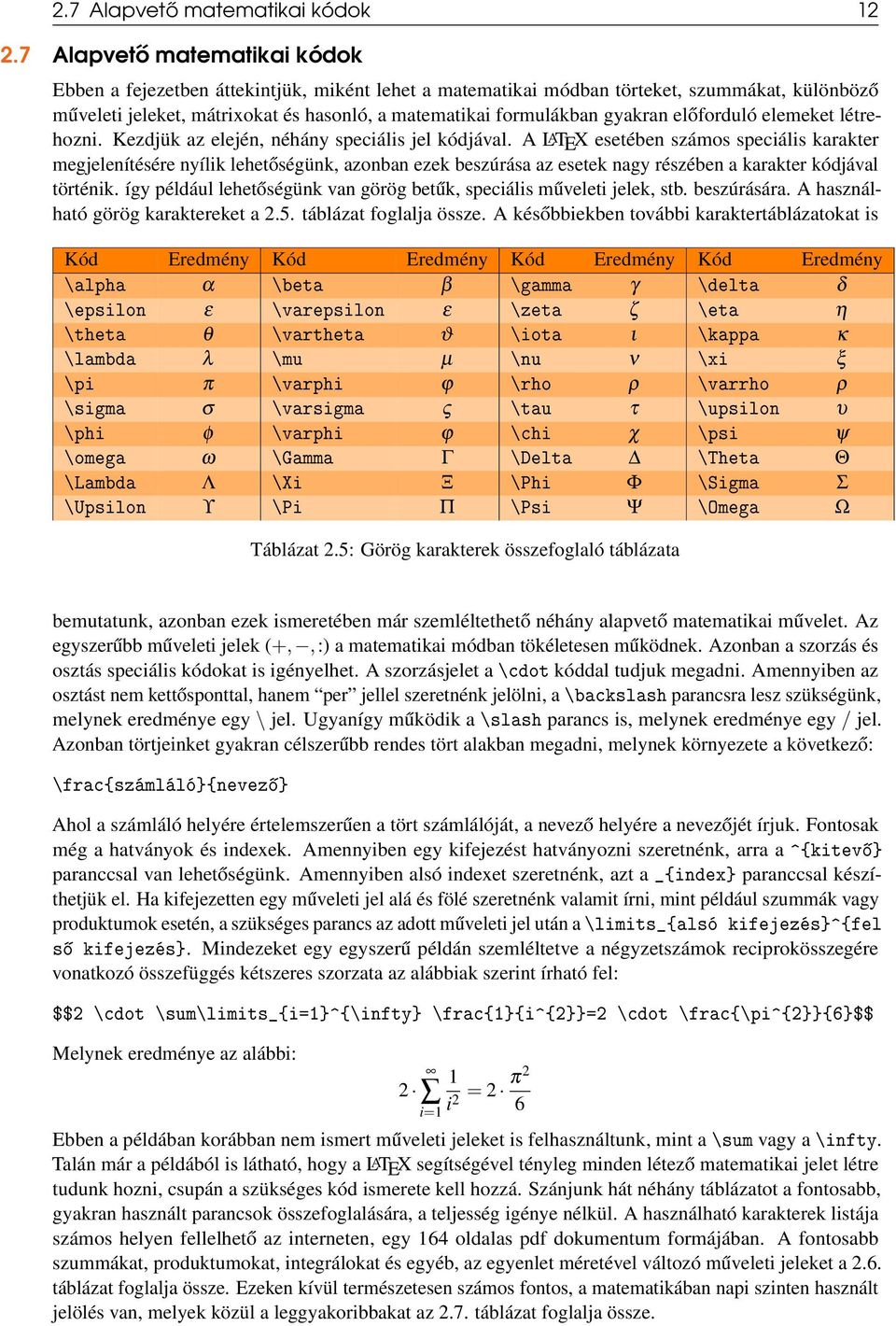 gyakran előforduló elemeket létrehozni. Kezdjük az elején, néhány speciális jel kódjával.