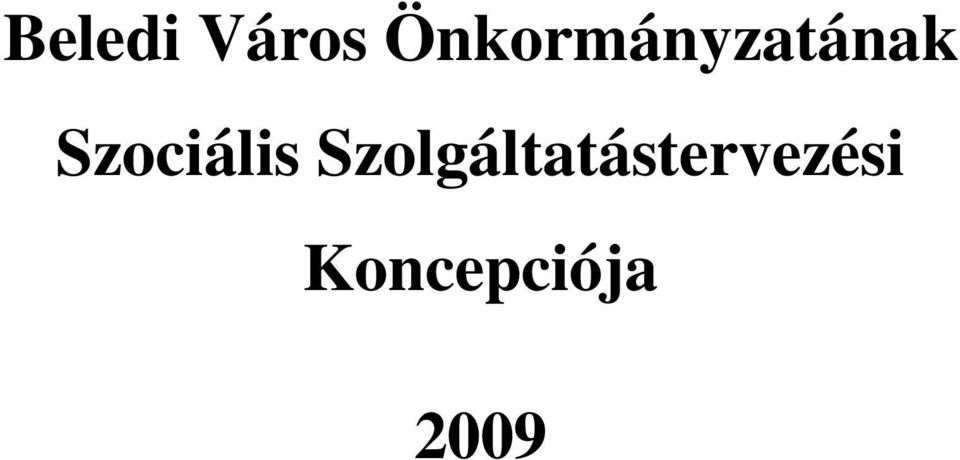 Szociális