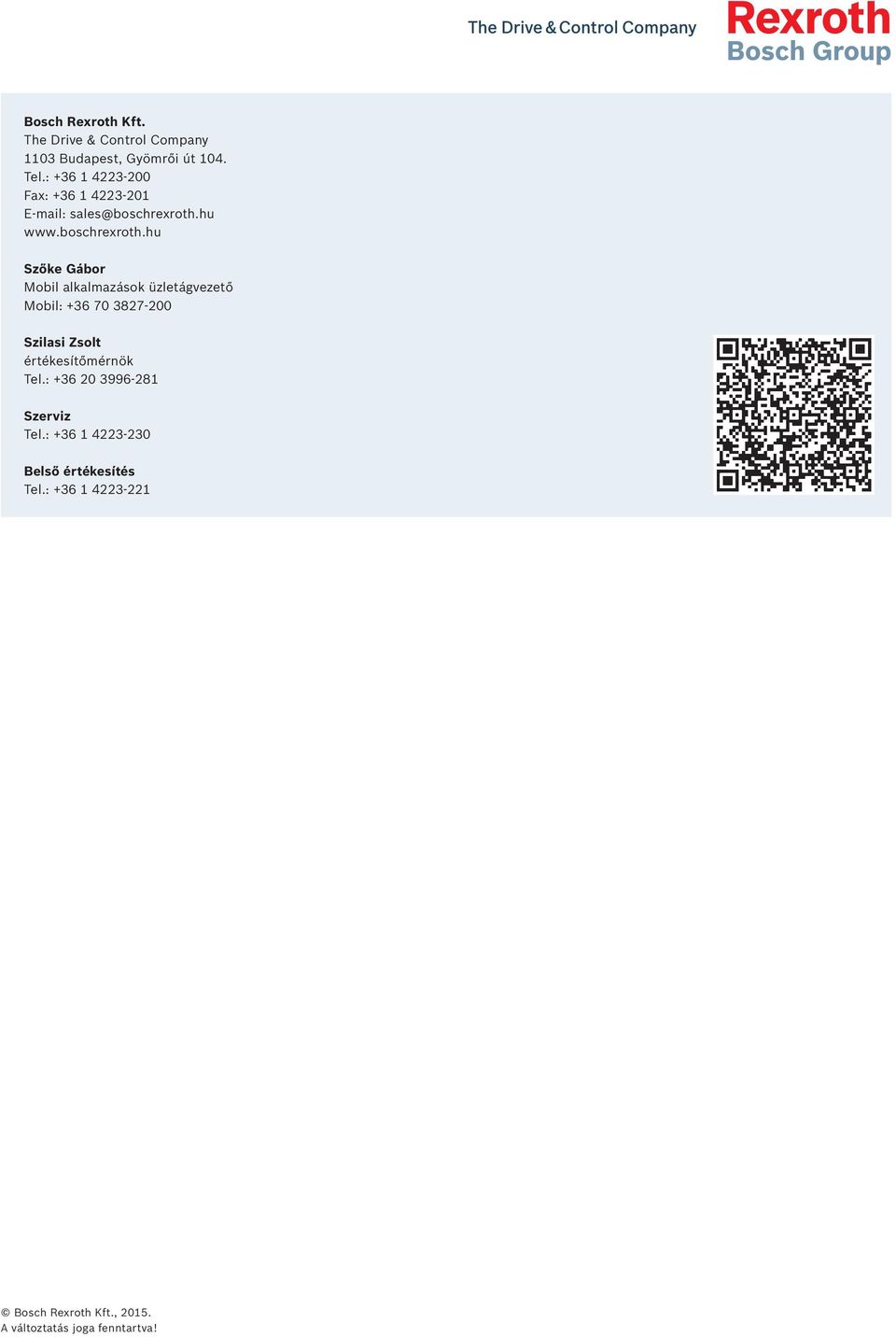 hu www.boschrexroth.