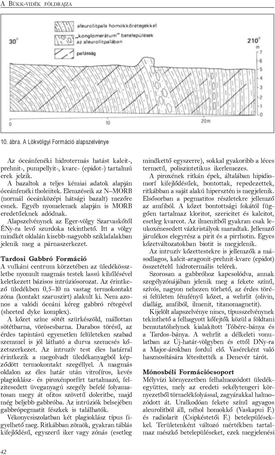 Alapszelvénynek az Eger-völgy Szarvaskőtől ÉNy-ra levő szurdoka tekinthető. Itt a völgy mindkét oldalán kisebb-nagyobb sziklafalakban jelenik meg a párnaszerkezet.