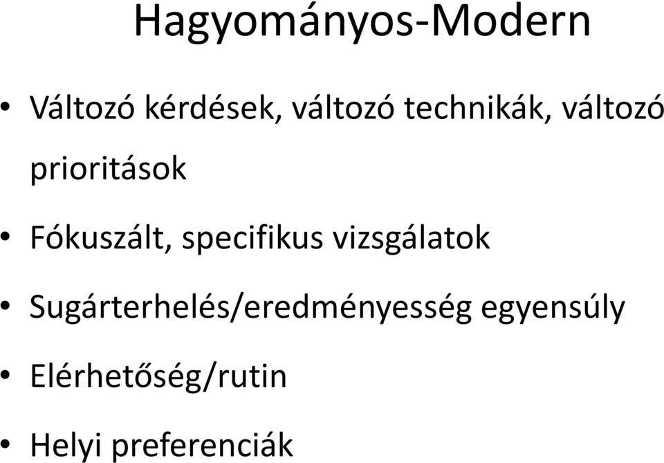 specifikus vizsgálatok