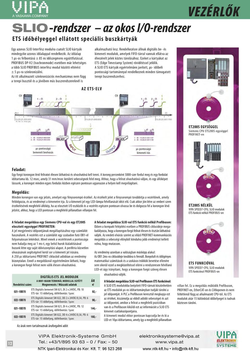 Az itt alkalmazott szinkronizációs mechanizmus nem függ a terepi busztól és a jövőben más buszrendszereknél is a Z E t s - E LV alkalmazható lesz.