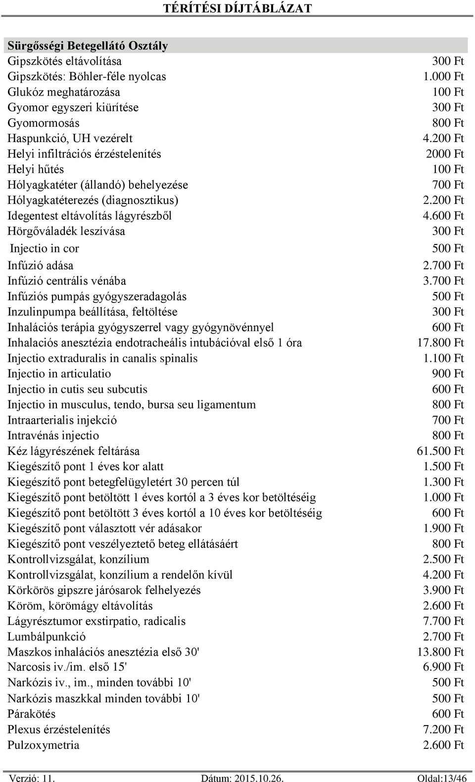 centrális vénába Infúziós pumpás gyógyszeradagolás Inzulinpumpa beállítása, feltöltése Inhalációs terápia gyógyszerrel vagy gyógynövénnyel Inhalaciós anesztézia endotracheális intubációval első 1 óra