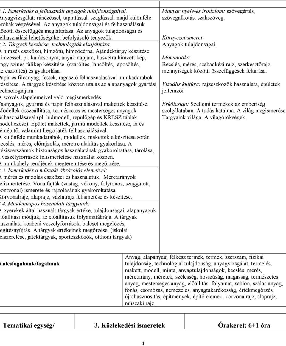 hímzés eszközei, hímzőtű, hímzőcérna. Ajándéktárgy készítése ímzéssel, pl. karácsonyra, anyák napjára, húsvétra hímzett kép, agy színes falikép készítése.