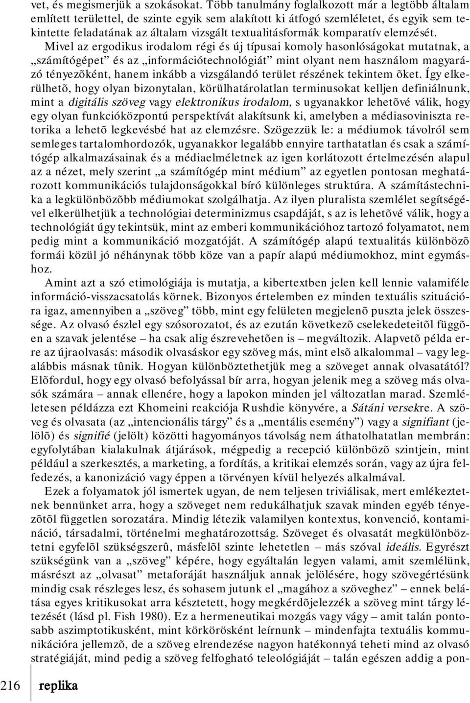 komparatív elemzését.