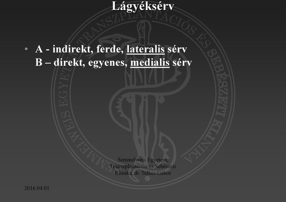 lateralis sérv B