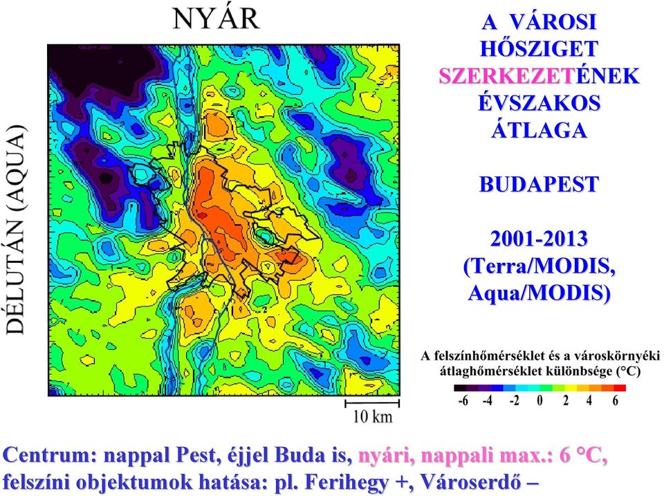 Centrum: nappal Pest, éjjel Buda is, nyári, nappali