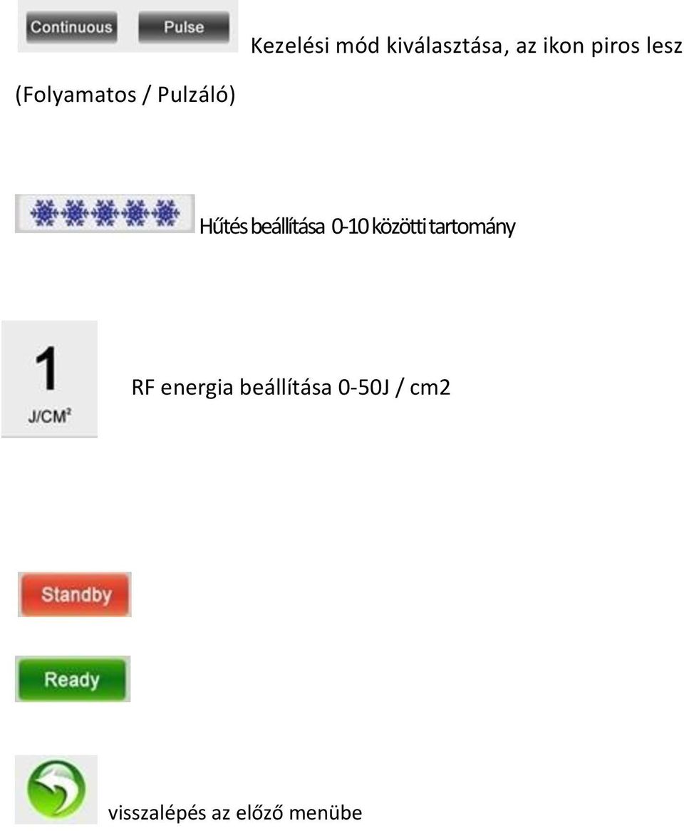 beállítása 0-10 közötti tartomány RF