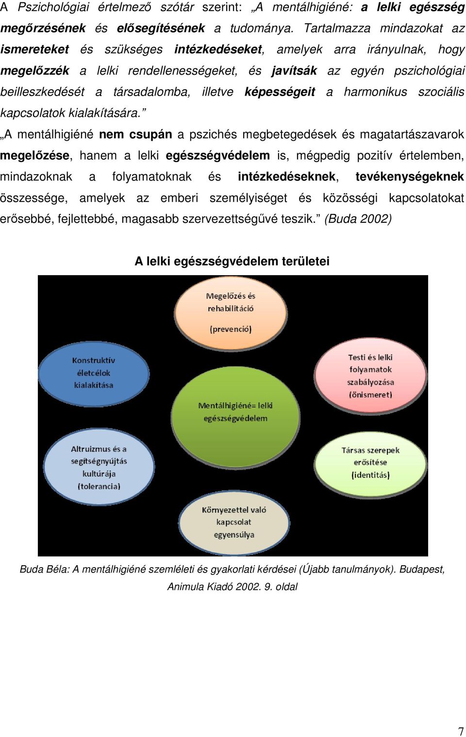 társadalomba, illetve képességeit a harmonikus szociális kapcsolatok kialakítására.