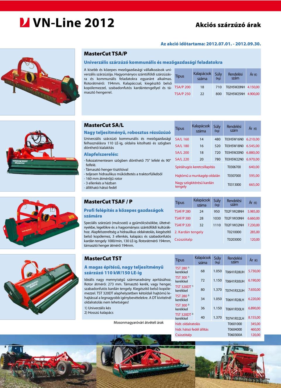 Kalapácsok a TSA/P 200 18 710 T02H5W20NH 4.150,00 TSA/P 250 22 800 T02H5W25NH 4.