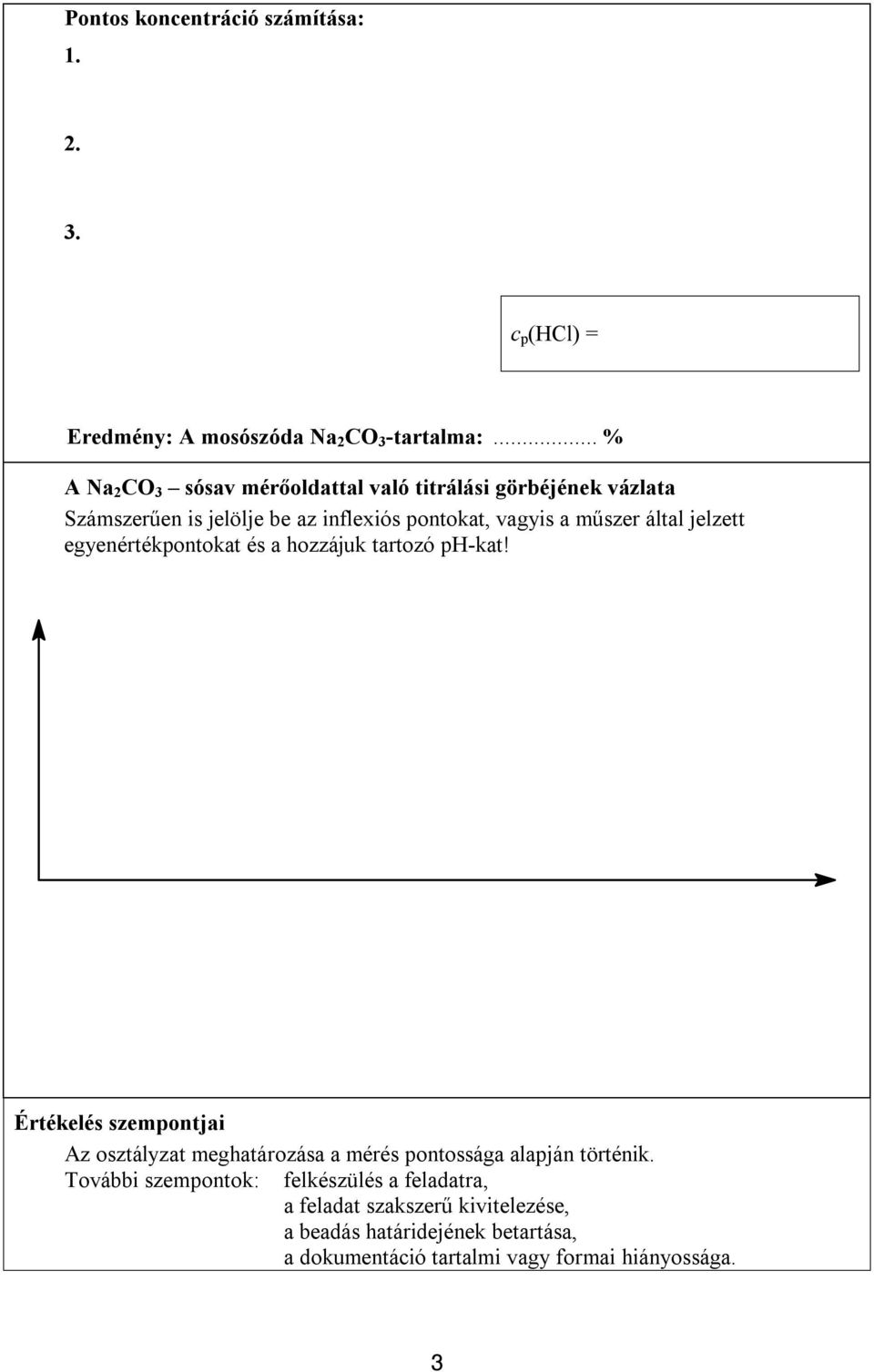 által jelzett egyenértékpontokat és a hozzájuk tartozó ph-kat!