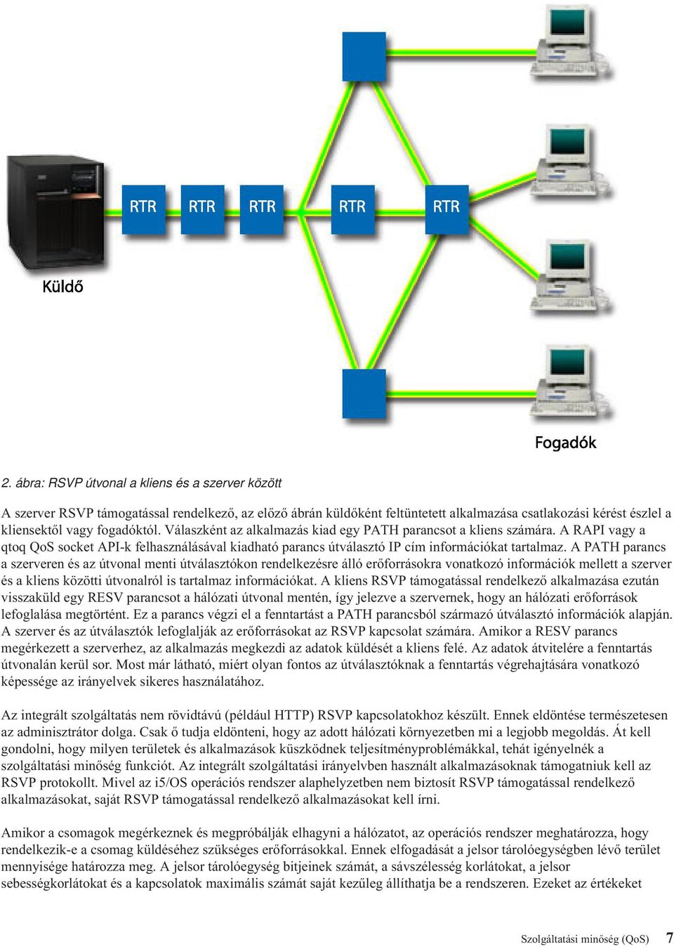 A PATH parancs a szerveren és az útvonal menti útválasztókon rendelkezésre álló erőforrásokra vonatkozó információk mellett a szerver és a kliens közötti útvonalról is tartalmaz információkat.