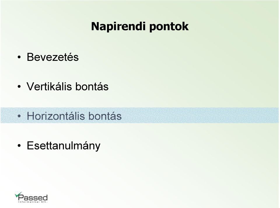 Vertikális bontás