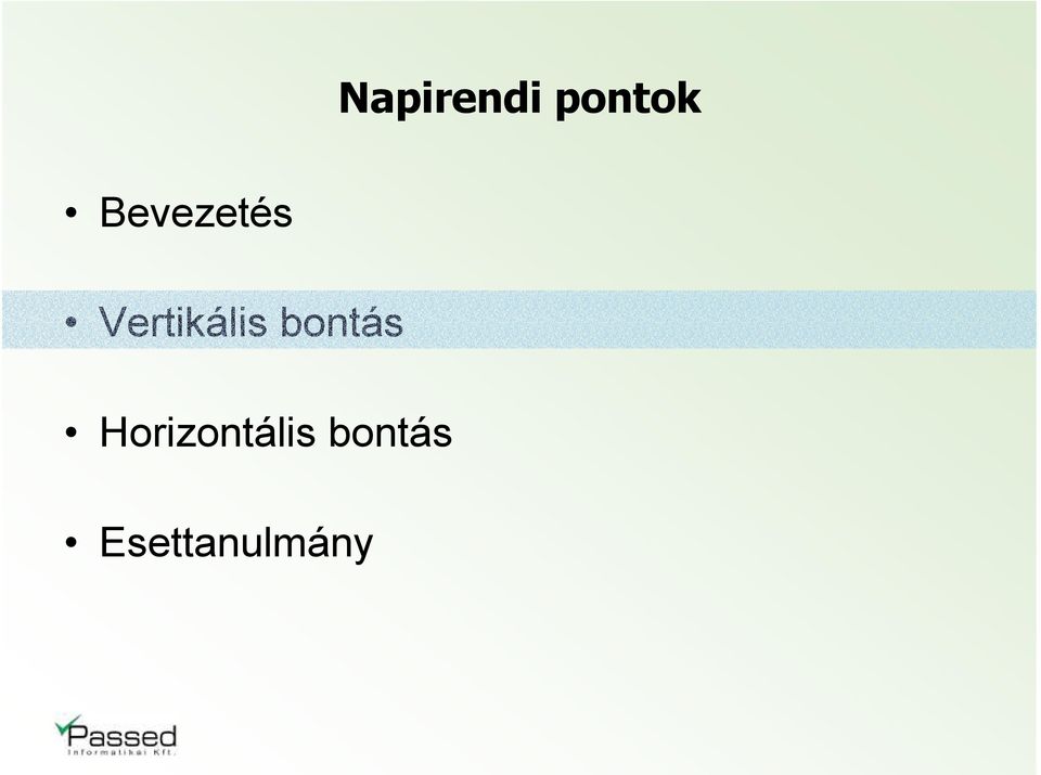 Vertikális bontás