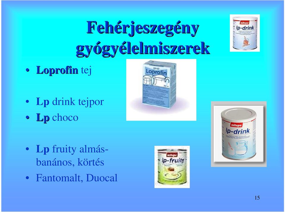 Lp drink tejpor Lp choco Lp