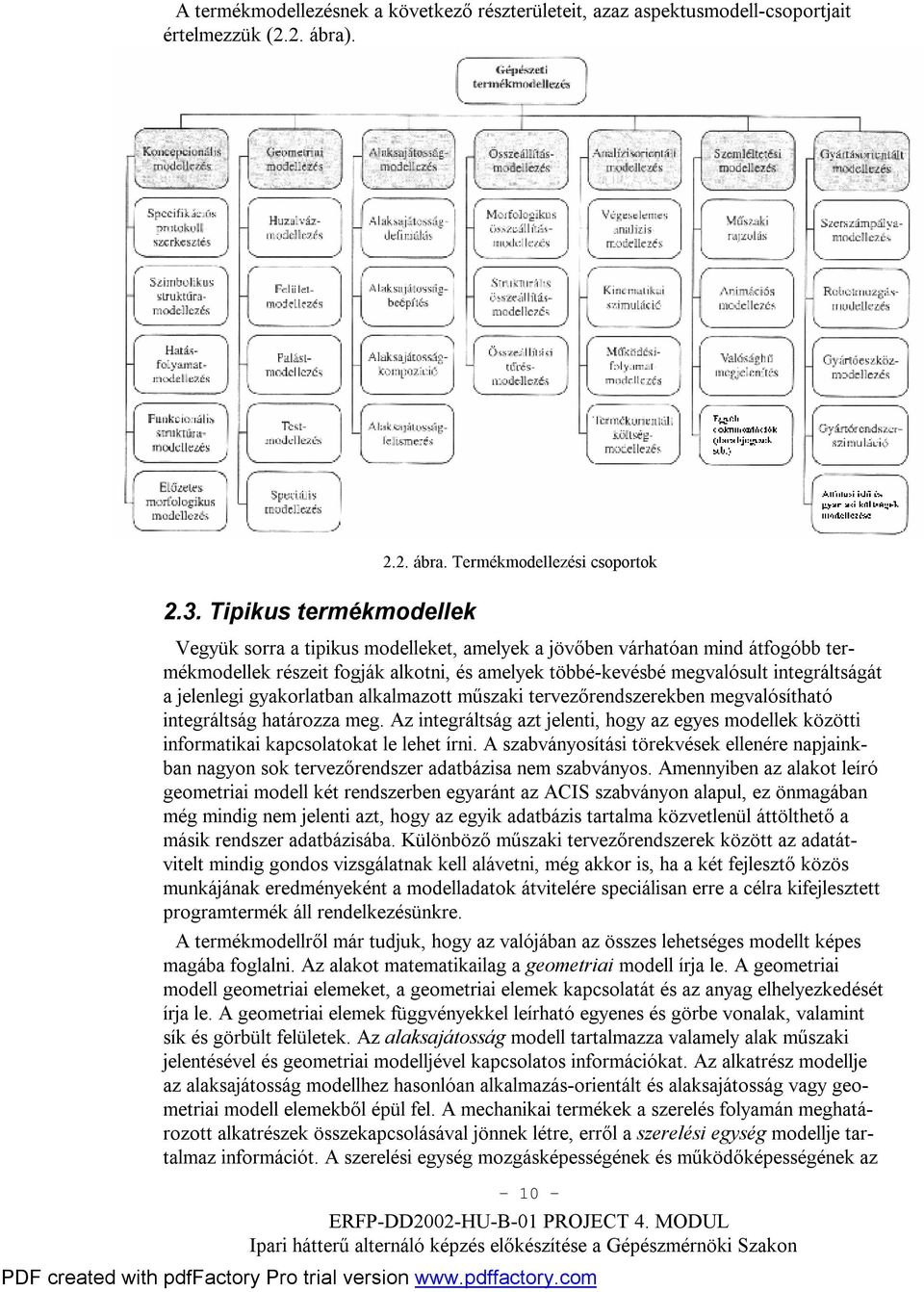jelenlegi gyakorlatban alkalmazott műszaki tervezőrendszerekben megvalósítható integráltság határozza meg.
