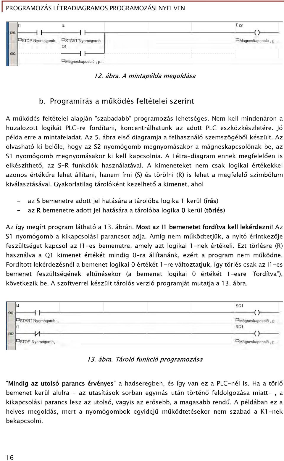 Programozás létradiagramos programozási nyelven - PDF Free Download