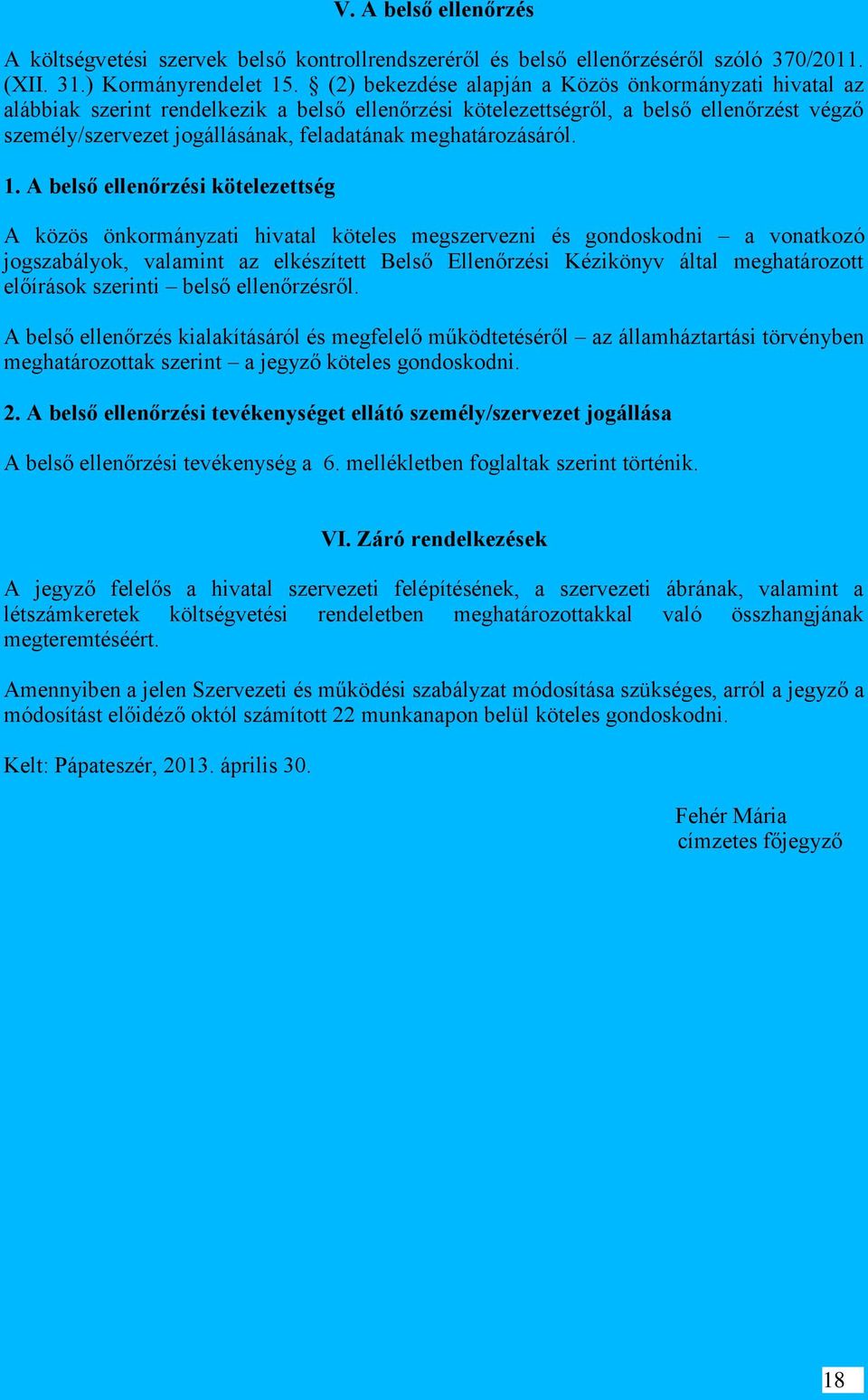 meghatározásáról. 1.
