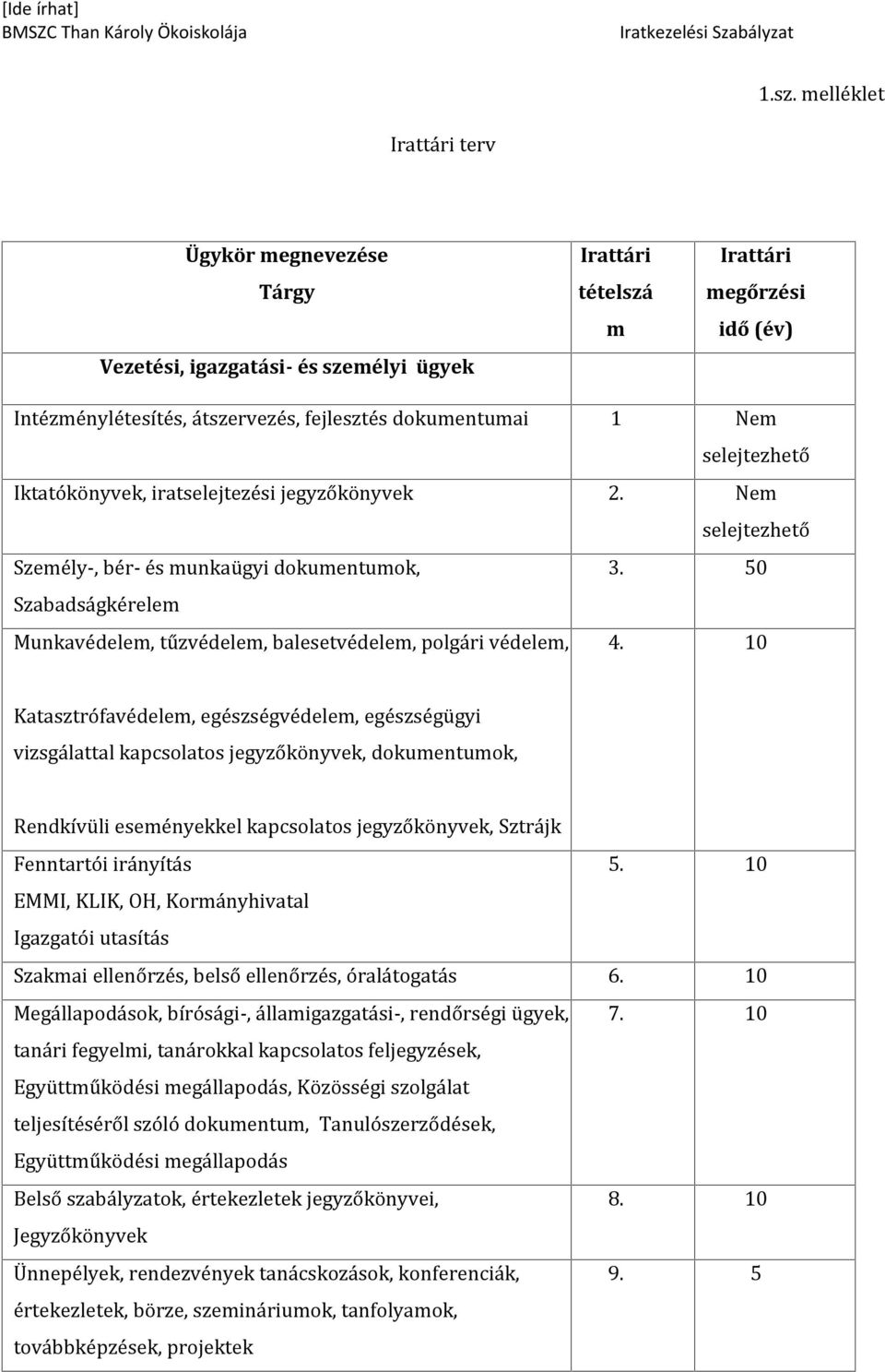 50 Szabadságkérelem Munkavédelem, tűzvédelem, balesetvédelem, polgári védelem, 4.