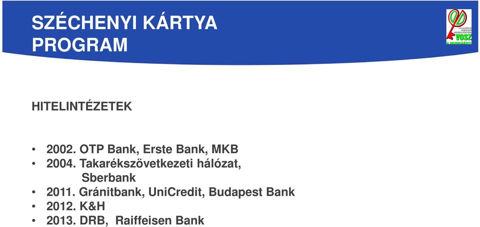 Takarékszövetkezeti hálózat, Sberbank 2011.
