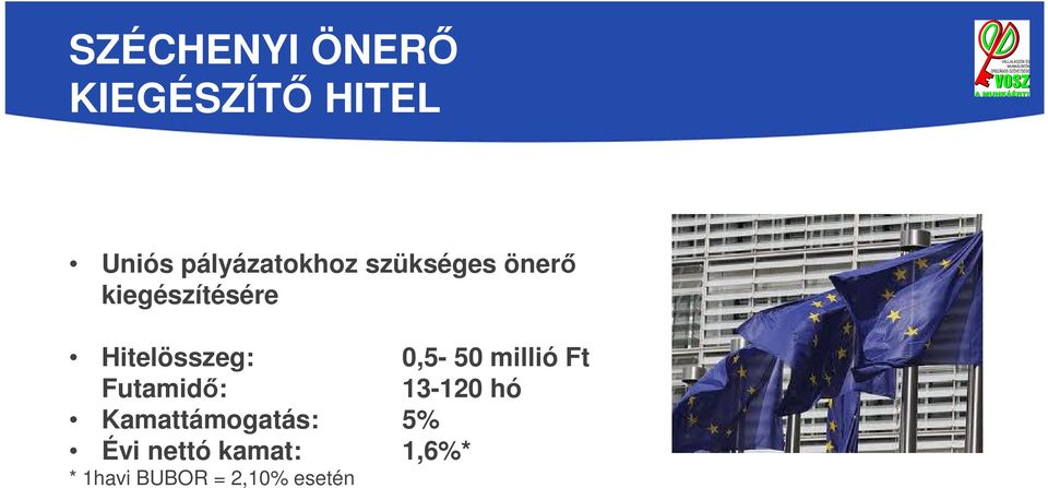 Hitelösszeg: 0,5-50 millió Ft Futamidő: 13-120 hó