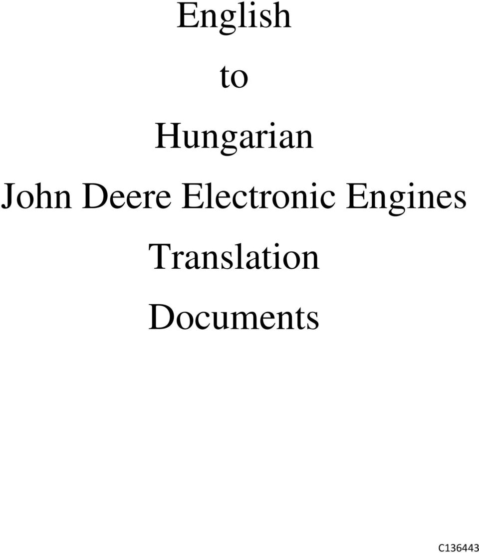 Deere Electronic