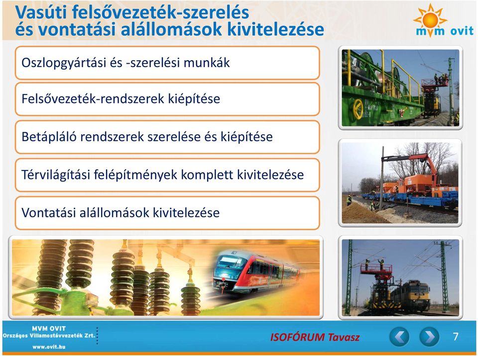 kiépítése Betápláló rendszerek szerelése és kiépítése
