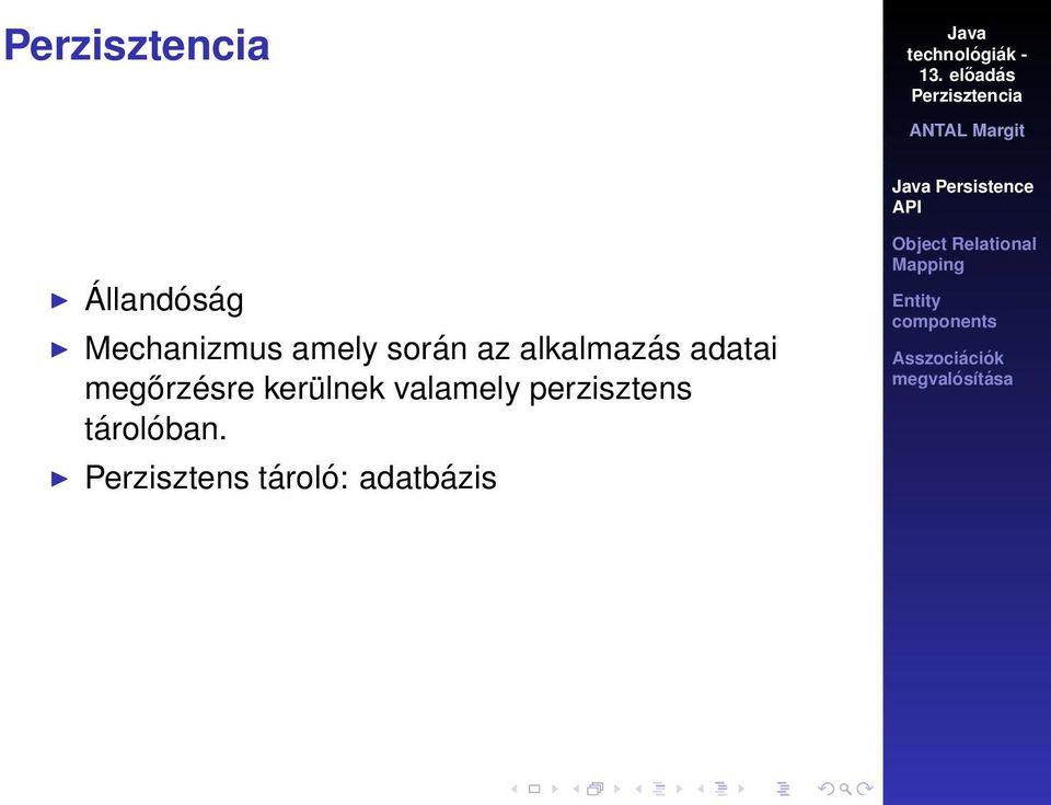 kerülnek valamely perzisztens