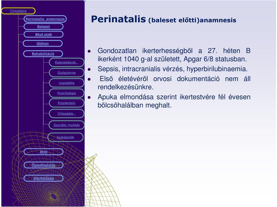 Sepsis, intracranialis vérzés, hyperbirilubinaemia.