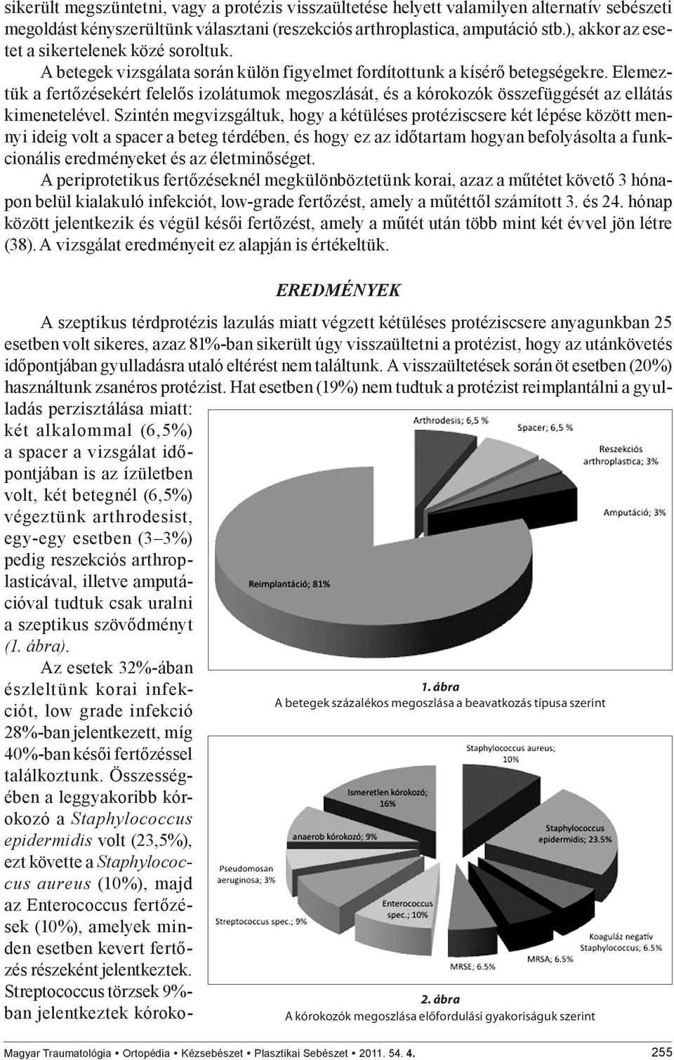 Elemez tük a fertőzésekért felelős izolátumok megoszlását, és a kórokozók összefüggését az ellátás kimenetelével.