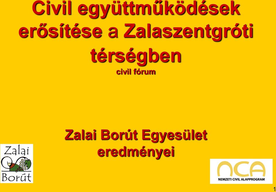 térségben civil fórum