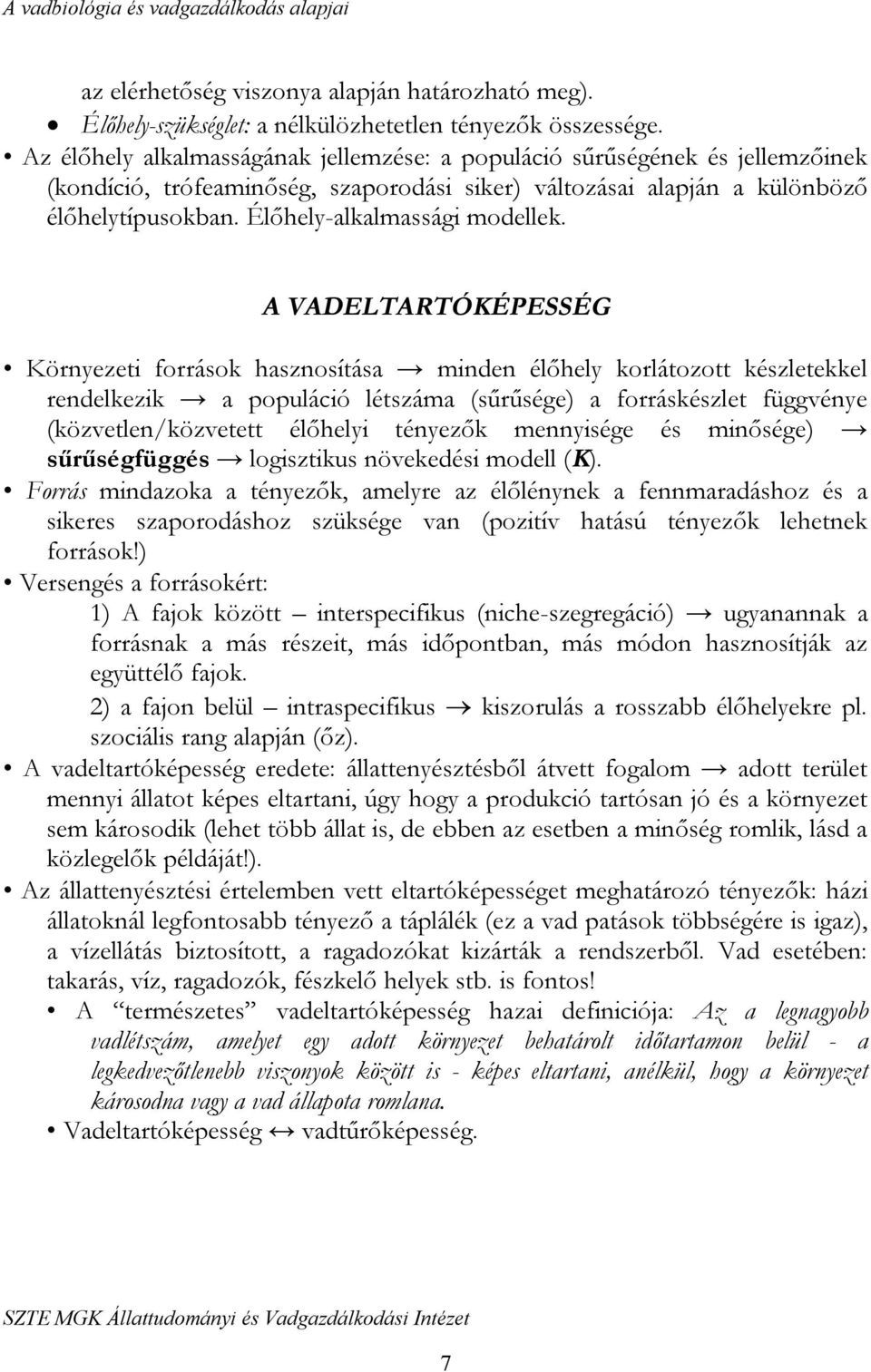 Élőhely-alkalmassági modellek.