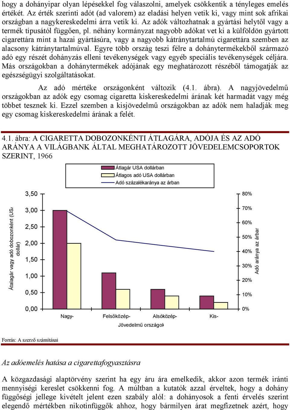 Az adók változhatnak a gyártási helytől vagy a termék típusától függően, pl.