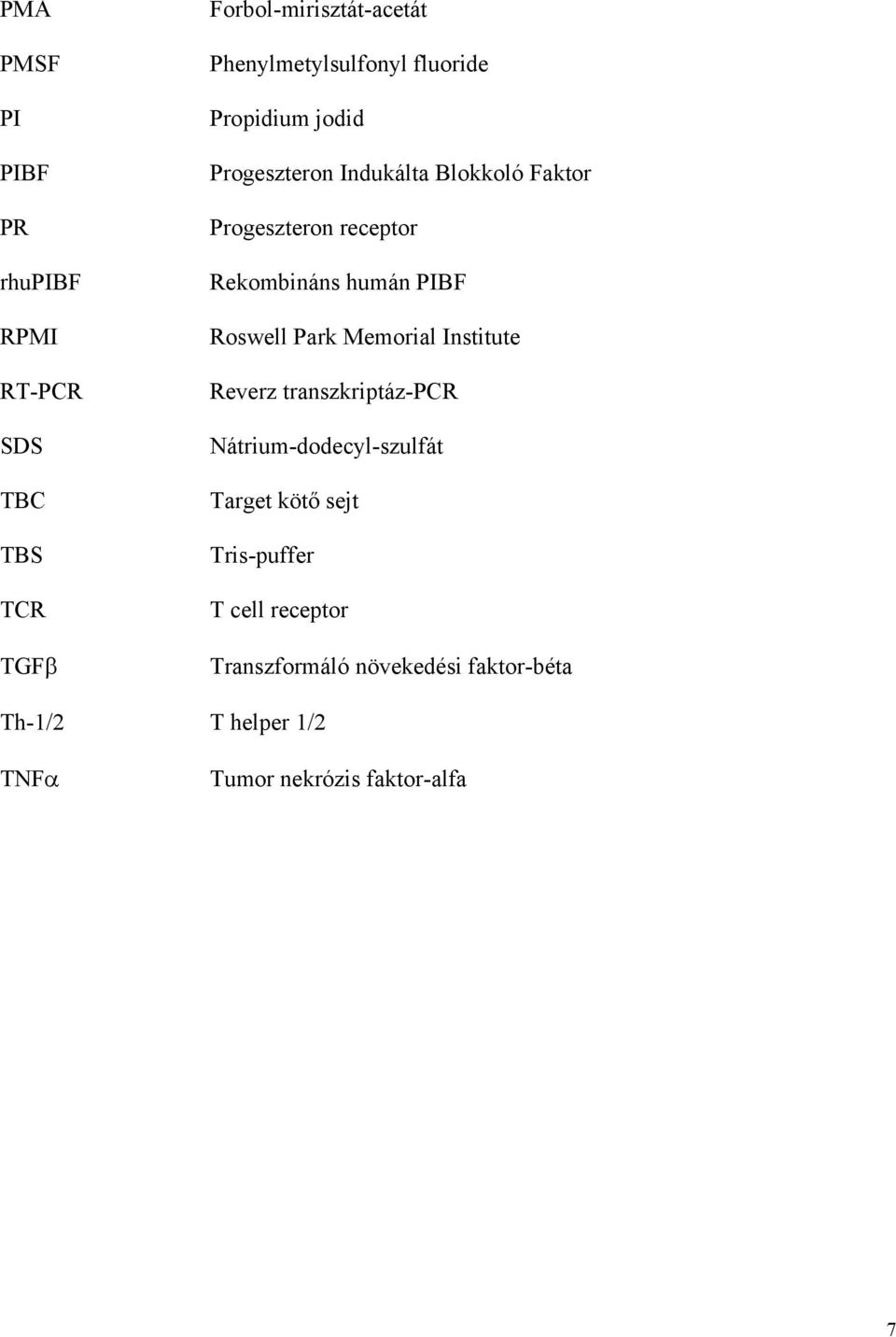 PIBF Roswell Park Memorial Institute Reverz transzkriptáz-pcr Nátrium-dodecyl-szulfát Target kötő sejt